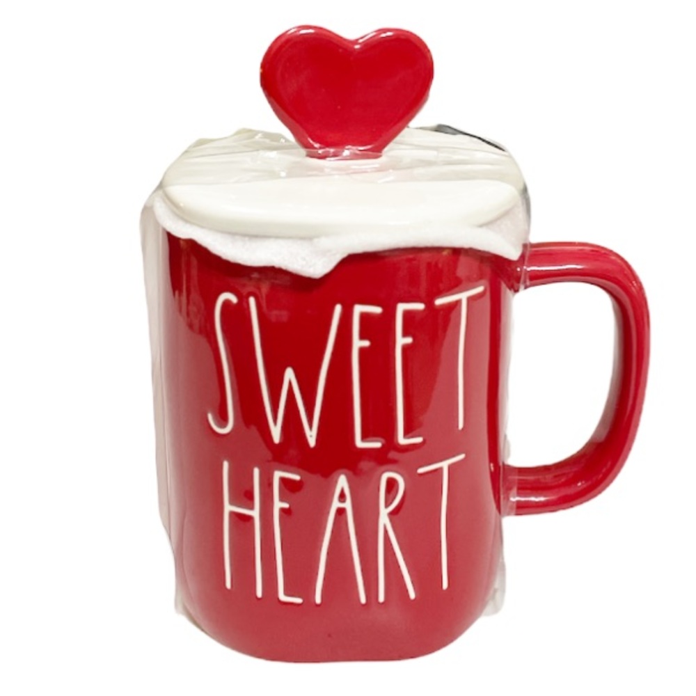 NEW Rae Dunn SWEET HEART Topper Mug ❤️❤️❤️